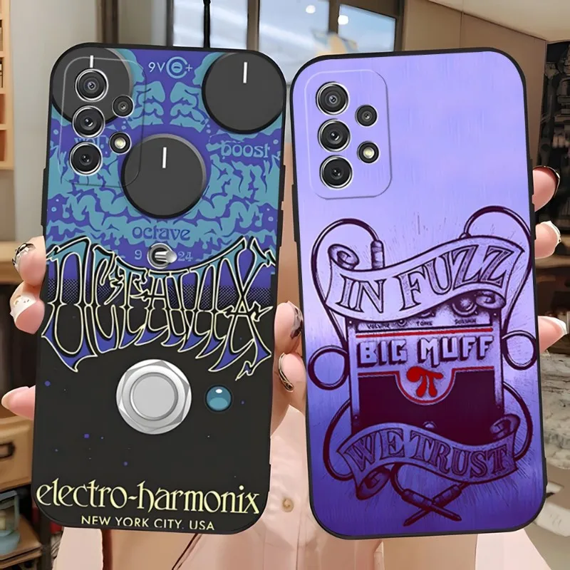 Custodia Per Telefono A Pedale Per Chitarra Big Muff Per Samsung S22 S21 S20 S30 S9 S10 S8 S7 S6 Pro Plus Cover Posteriore Antiurto Edge Ultra Fe