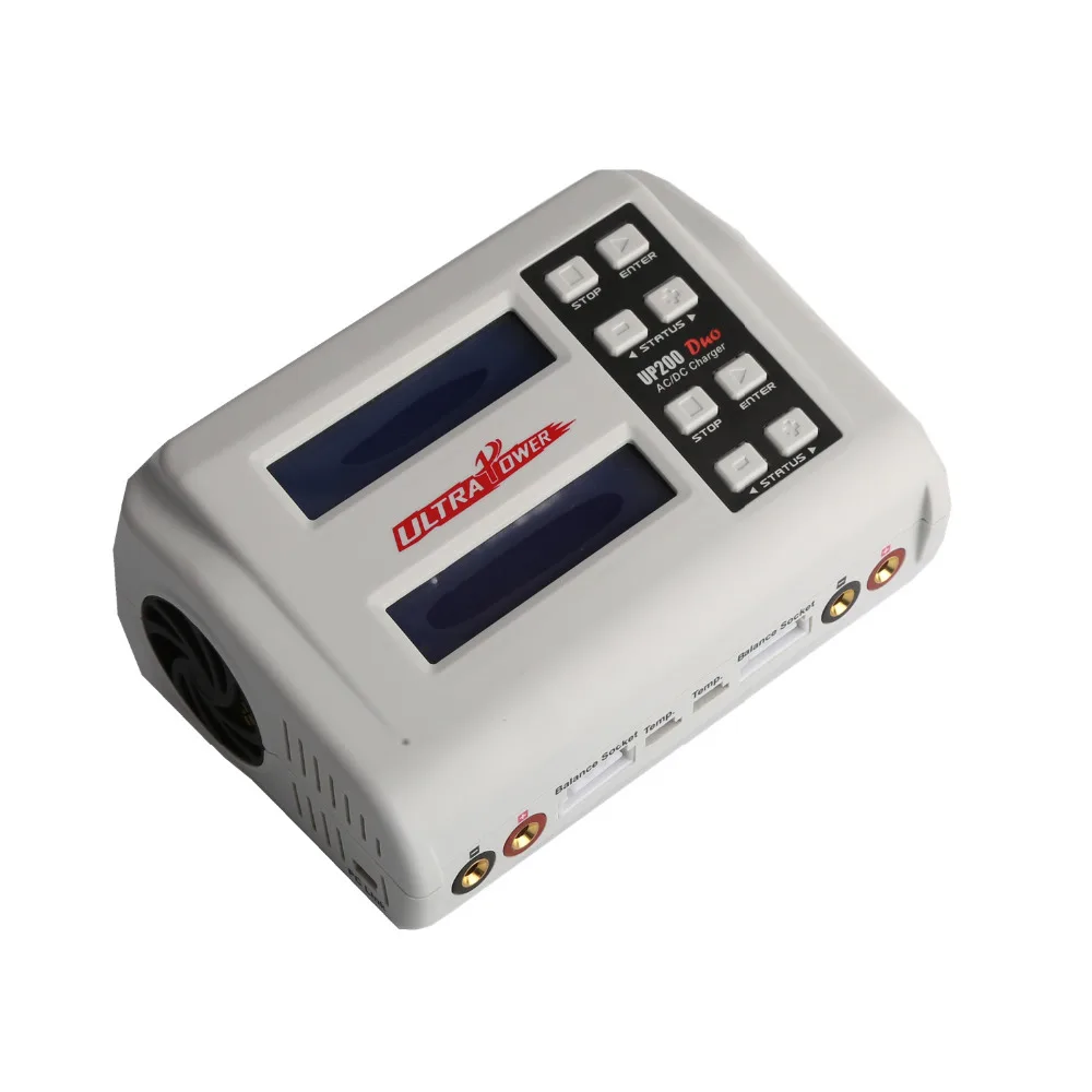

Ultra Power UP200 DUO 200W 10A AC/DC Battery Balance Charger Discharger for LiPo LiFe Lilon LiHV NiCd NiMh Pb RC Battery