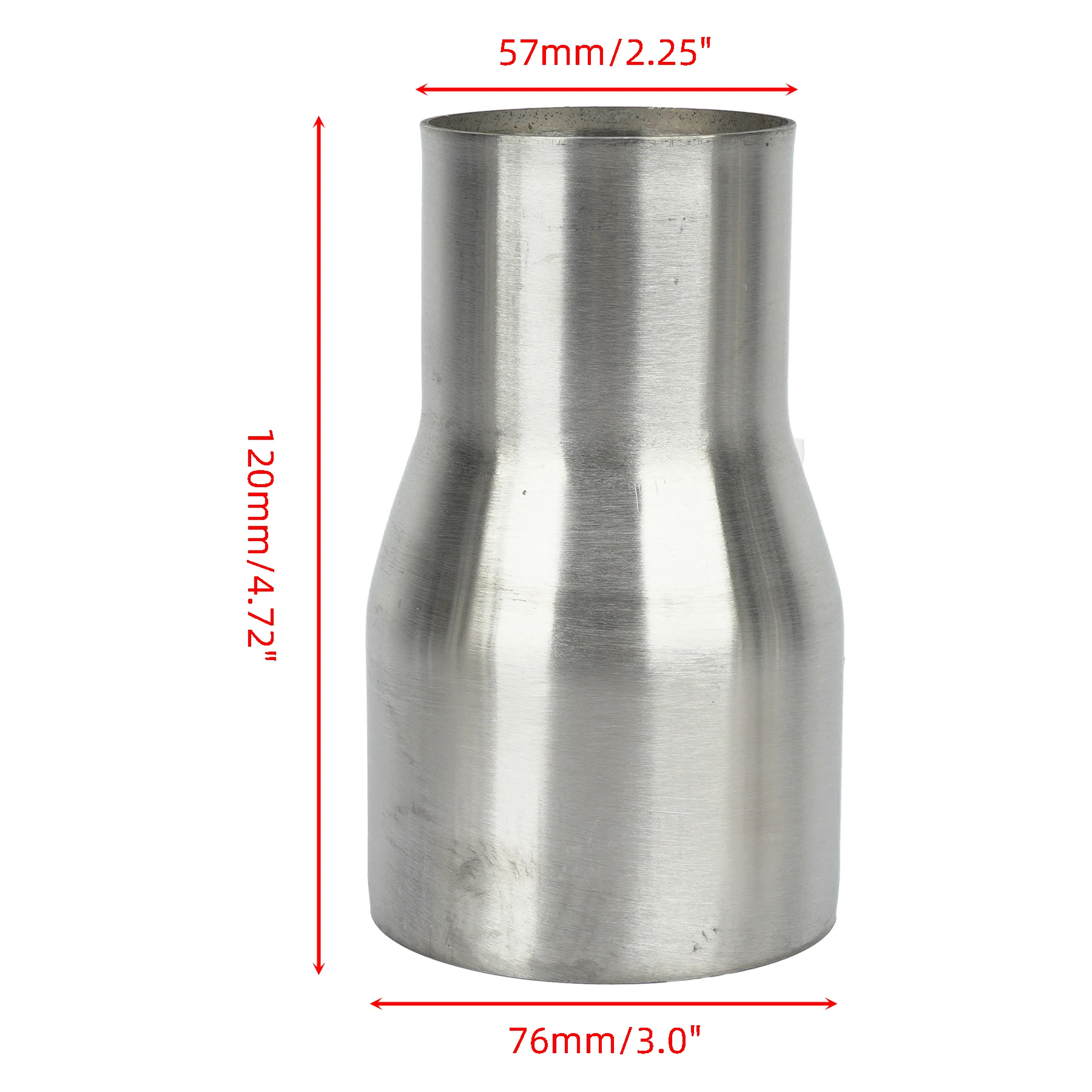 Universal Stainless Steel Exhaust Reducer Connector Pipe Adapter