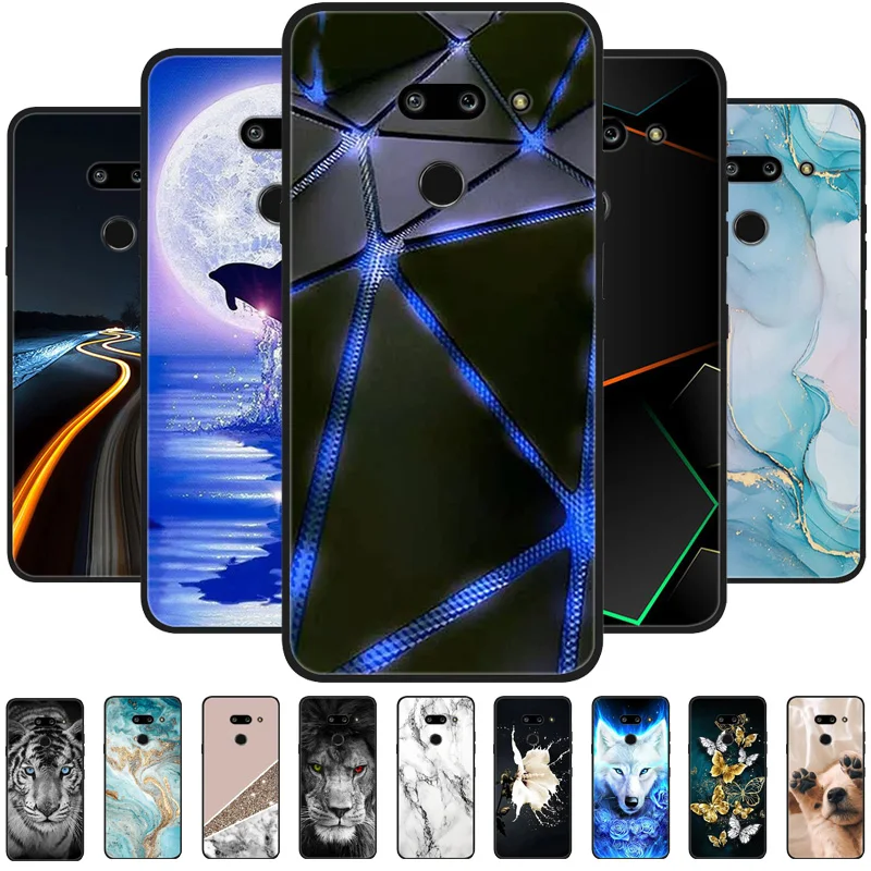 Per Lg G8S Thinq Case Animal Soft Silicon Tpu Cover Per Telefono Per Lg G8 Thinq G8X Cover Posteriore G8 Thinq G 8 Bumper Funda Shaps