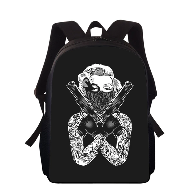 Buy Kim Jong Un Backpack Gangster Bag Gangsta Bags Thug Handbag Felon  School Personalized Printed All Over Online in India - Etsy