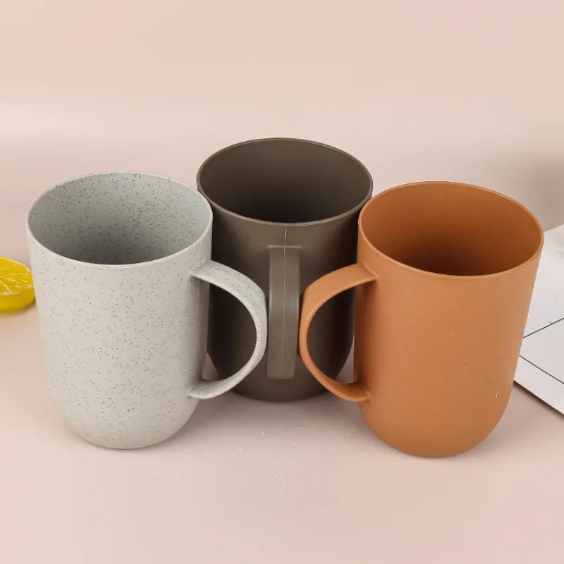 Fall-proof  Student Cup Brushing Teeth Mouthwash Cup，Creative Personality Coffee Cup Milk Cup Simple Household Drinking Mug