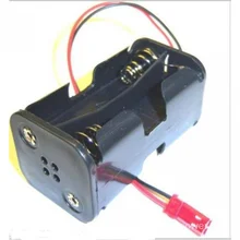 

Battery Box Of Receiver Holder Case 4 AA 6v For RC Car JST Plug