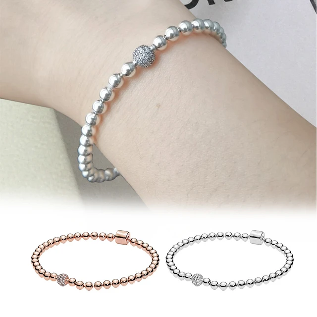 Pandora Beads & Pave Bracelet