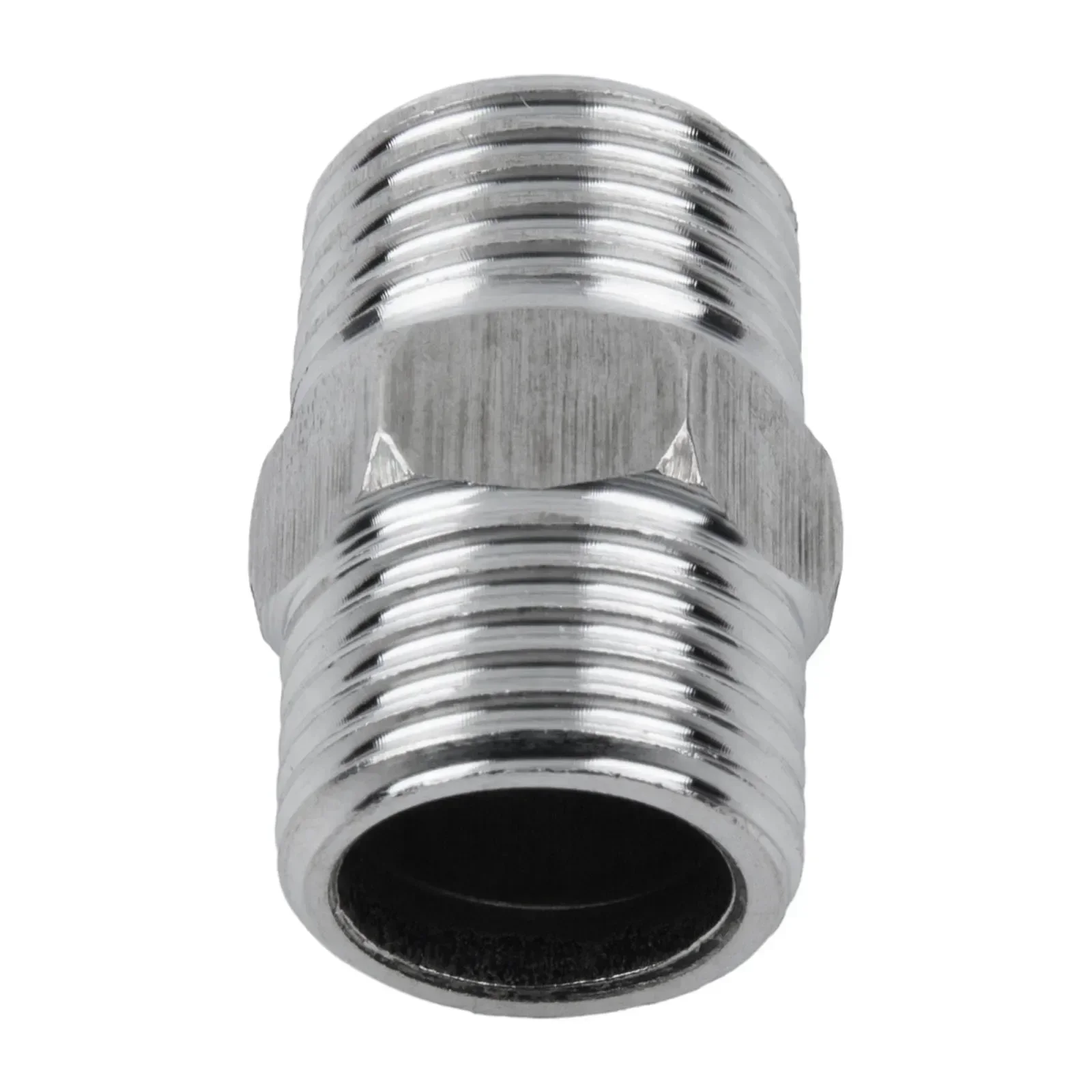 Shower Hose Extend Shower Connector For Extra Long-Hose Stainless Steel Shower Extender Universal 1/2" Male To Male Adaptor 6