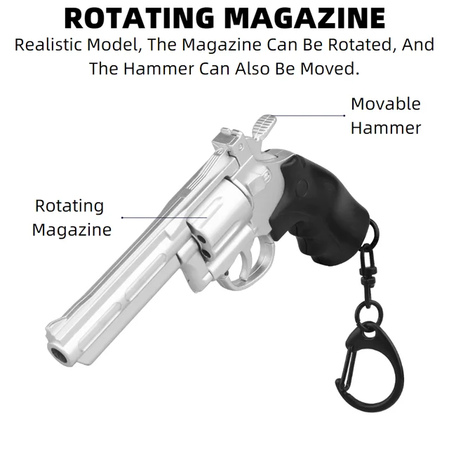 Revolver 1:4 Tactical Keychain