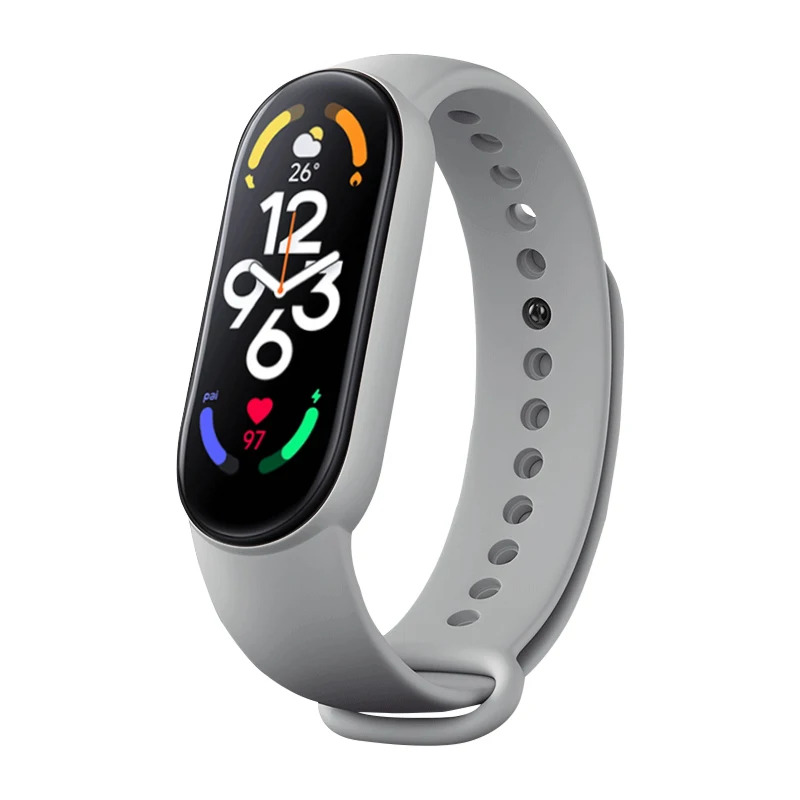 Breathable Silicone Smartwatch Wristband Strap