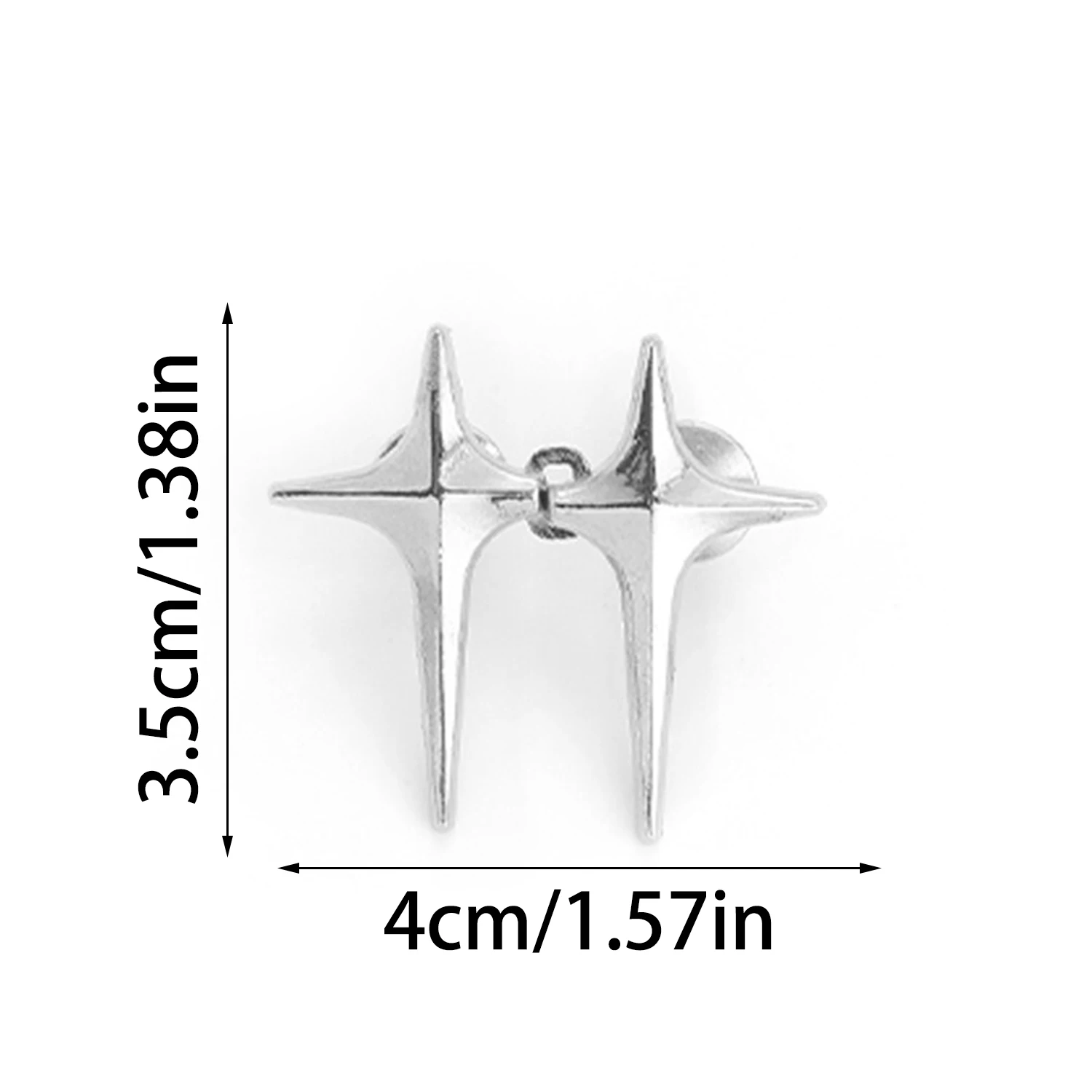 Reusable Waist Buttons Alloy Star Brooches Pins Clip Adjustable Snap Fastener Jeans Detachable Reduce Waist Buckle Tightener 5