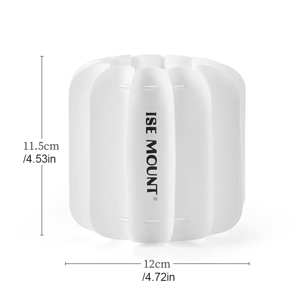 Outdoor Camping Light Shade Waterproof Atmosphere Lampshade Ultralight Camping Lamp Cover Pumpkin Shape for Outdoor Camping Tent