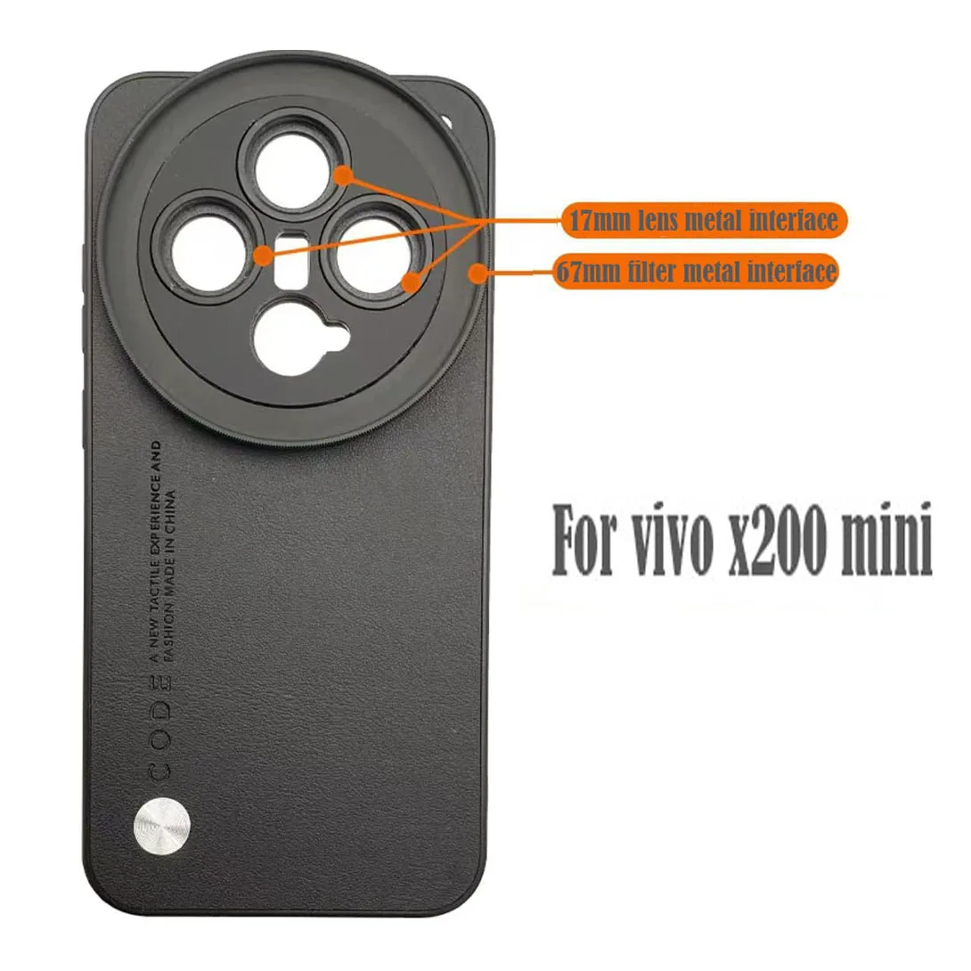 17MM Thread Phone Case for Vivo X200 Pro Mini 67MM Thread