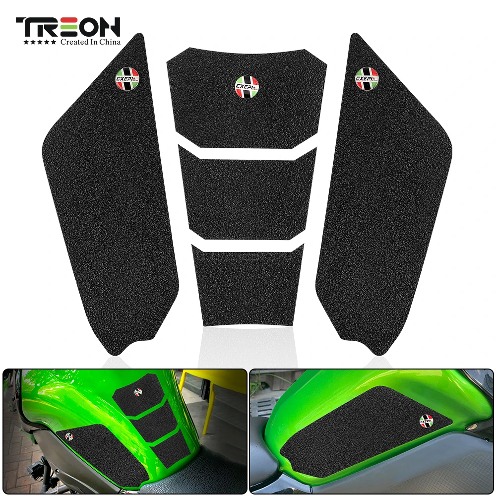 For Kawasaki Z900 Z 900 2023-2017 Motorcycle Anti slip Fuel Tank Pads Gas Knee Grip Traction Sticker Protector