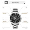 SKMEI 1850  Alarm Men Clock Waterproof Stainless Steel Relogio Masculino Dual Display Watches Mens Fashion Digital Wristwatches 5