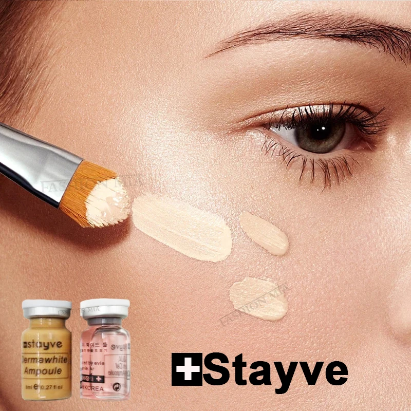 Korea Peptide/Salmon DNA Stayve BB Glow Serum 8ml Hyaluronic Acid Niacinamide Facial Skin Care Liquid Foundation