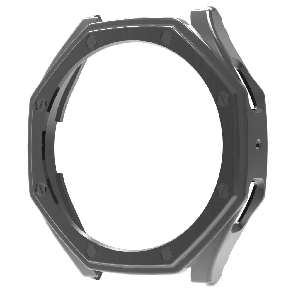 PC 전기 도금 와이어 드로잉 쉘, 삼성 갤럭시 워치 4, 5, 40mm, 44mm 케이스 액세서리, 스크린 보호대 보호 커버