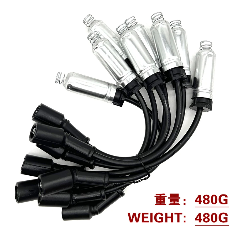 Spark Plug Wire Set 8PCS 7MM 9748HH for Cadillac hevrolet GM Hummer 12192133 12192192 12192195 88892830 88894393 88894394 748GG