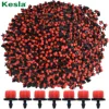 KESLA 30-1000x 4/7mm Garden Irrigation Nozzle 1/4 Adjustable Dripper Sprinkler Micro Drip Balcony Yard Watering Spray Greenhouse 1