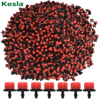 KESLA 30-1000x 4/7mm Garden Irrigation Nozzle 1/4 Adjustable Dripper Sprinkler Micro Drip Balcony Yard Watering Spray Greenhouse 1