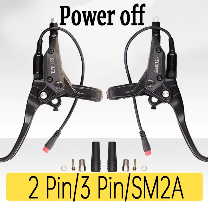 Leva Idraulica Per Bici Elettrica Leva Freno Idraulico Per Bici Elettriche - Interfaccia 2 Pin Impermeabile Per E-bike E Scooter Freno Idraulico Bici - 11