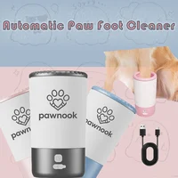 Pet paw Automatic Electric Cleaner quick low noise lager size split style  waterproof foot cup