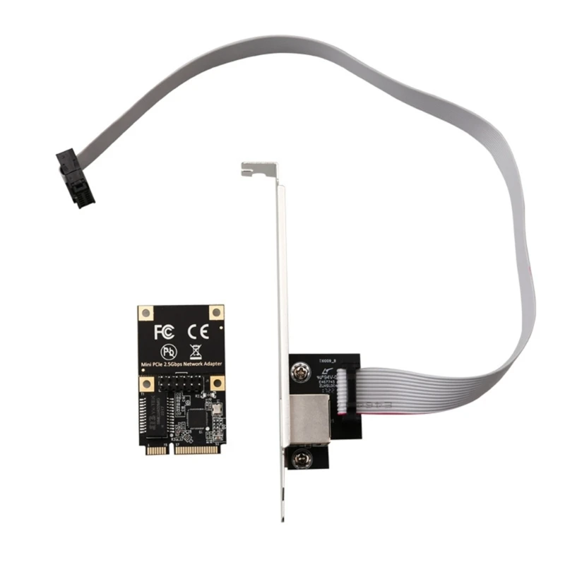 

2.5Gbps MINI PCI-E Network Adapter 2500M M.2 LAN Card for Desktop PC