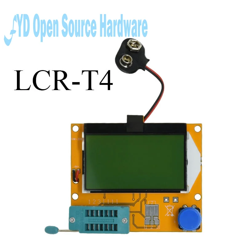 LCR-T4 1pcs ESR Meter Transistor Tester Diode Triode Capacitance SCR Inductance New Drop Ship