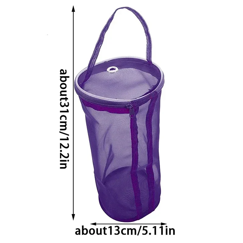 Portable Yarn Storage Bag Hollow Mesh Knitting Wool Yarn Bags Crochet Yarn Handbag Organizer Weave Tools Sewing Accessories 5