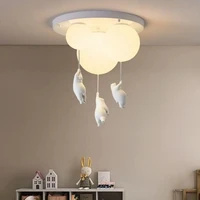 Chambre ours plafonnier résine pendentif lumière Suspension pour enfant enfants maternelle salon 3