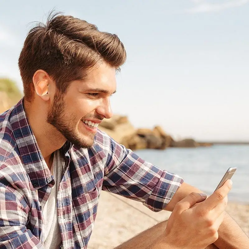 Compact True Wireless Invisible Ergonomic Earbuds