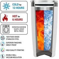 Personalied 12 20 30 OZ Tumbler Wine Coffee Mug Stainless Steel Vacuum Insulated Thermo Beer Cup Leak Proof Thermal Water Bottle 4
