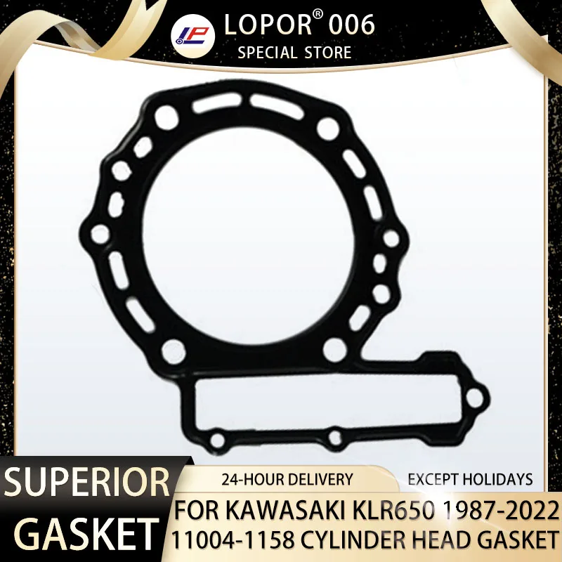 Lopor Motorcycle Engine Crankcase Cylinder Head Gasket For Kawasaki