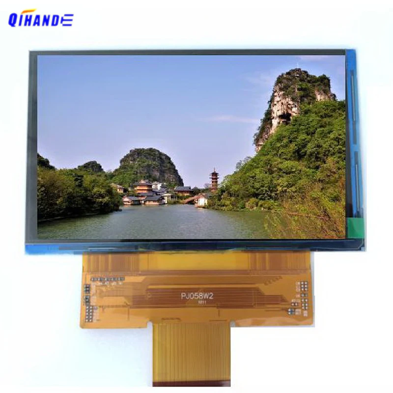 Lcd Interno p n Pj058w2 0211 C058gww10 para Alfawise x 3200x Aun F30 Projetor Matriz de Tela Lcd Novo - Imagem 2