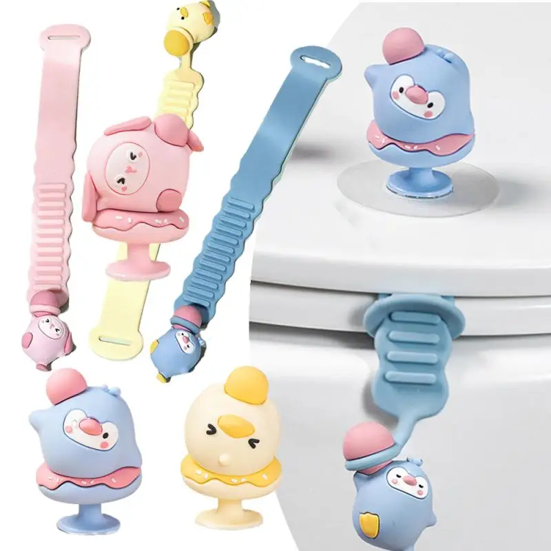 Toilet Seat Lifters Toilet Seat Holder Lifter Sanitary Closestool Seat Cover Lift Handle Bathroom Home Cleaning Tool
