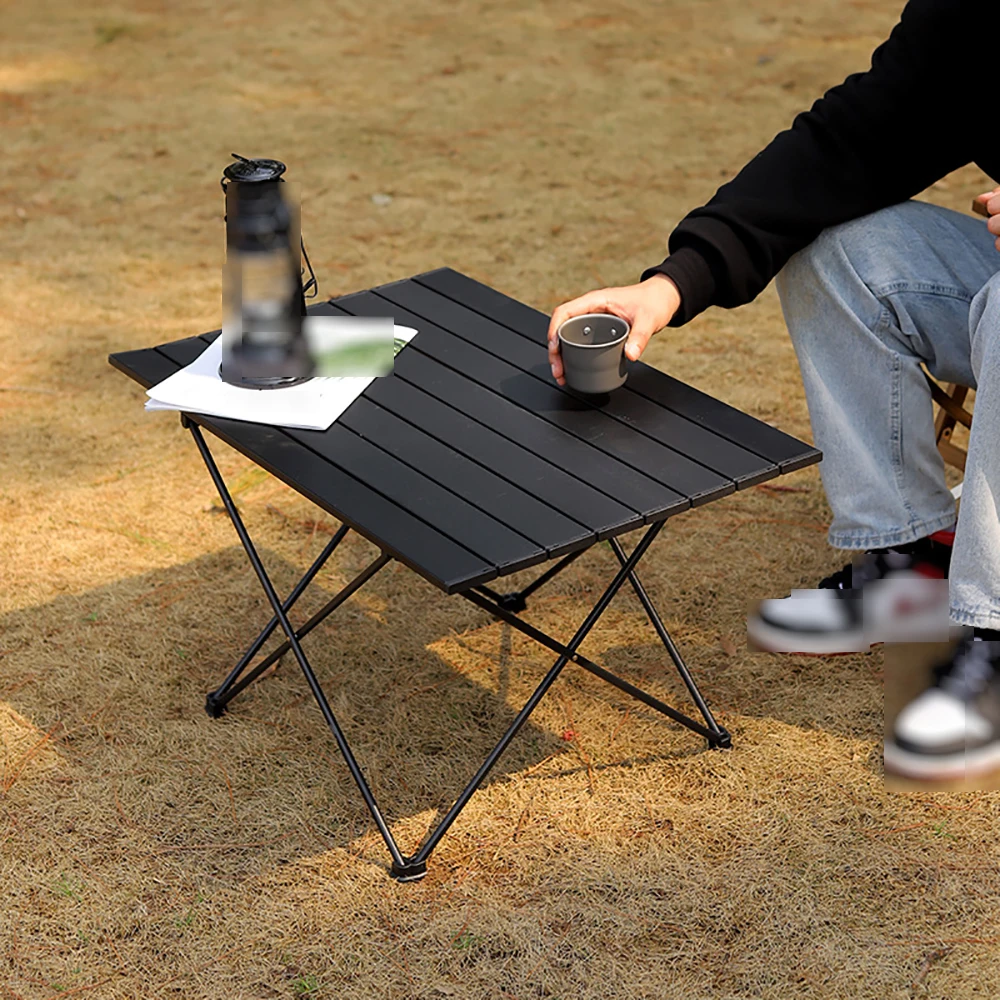 Outdoor Folding Table Aluminium Alloy Small Exquisite Portable Stable Durable Lightweight Foldable Design Camping Trip Picnic