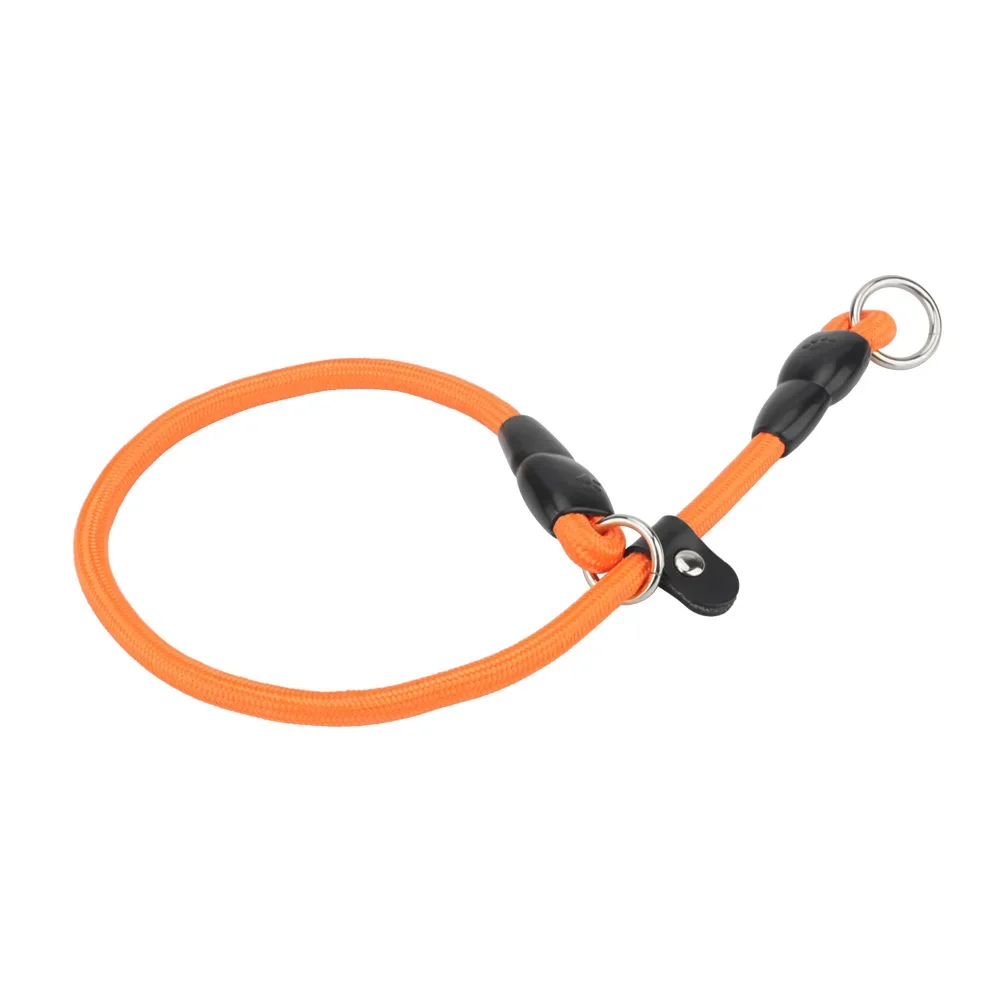 Adjustable No-Pull Dog Training Collar with Slidable Stopper