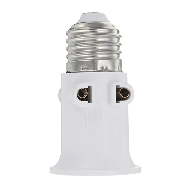 

E27 EU LED Bulb Adapter Lamp Holder Base ABS Plug Connector AC100-240V 4A
