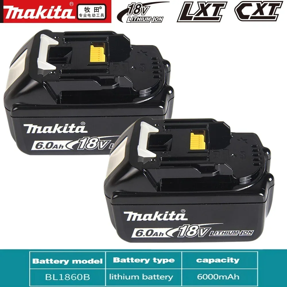 Оригинальный Makita 6Ah/5Ah // 3Ah для Makita 18V аккумулятор BL1830B BL1850B BL1850 BL1840 BL1860 BL1815 сменный литиевый аккумулятор