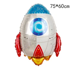 Aviator - Themed Airplane Balloon for Birthday Party Decorations (Rocket)