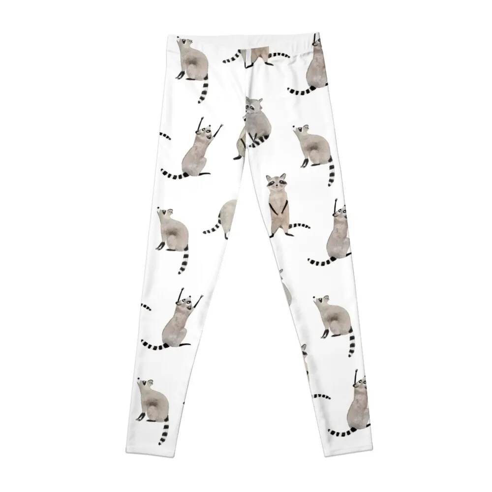 

Raccoon pattern Leggings Training pants Legging sexy woman Women's push up Womens Leggings