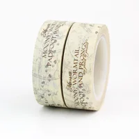 1PC Lovely Vintage Paper Washi tape DIY Craft Lovely Scrapbooking Planner Adhesive Diary Masking Tapes Stationery 2