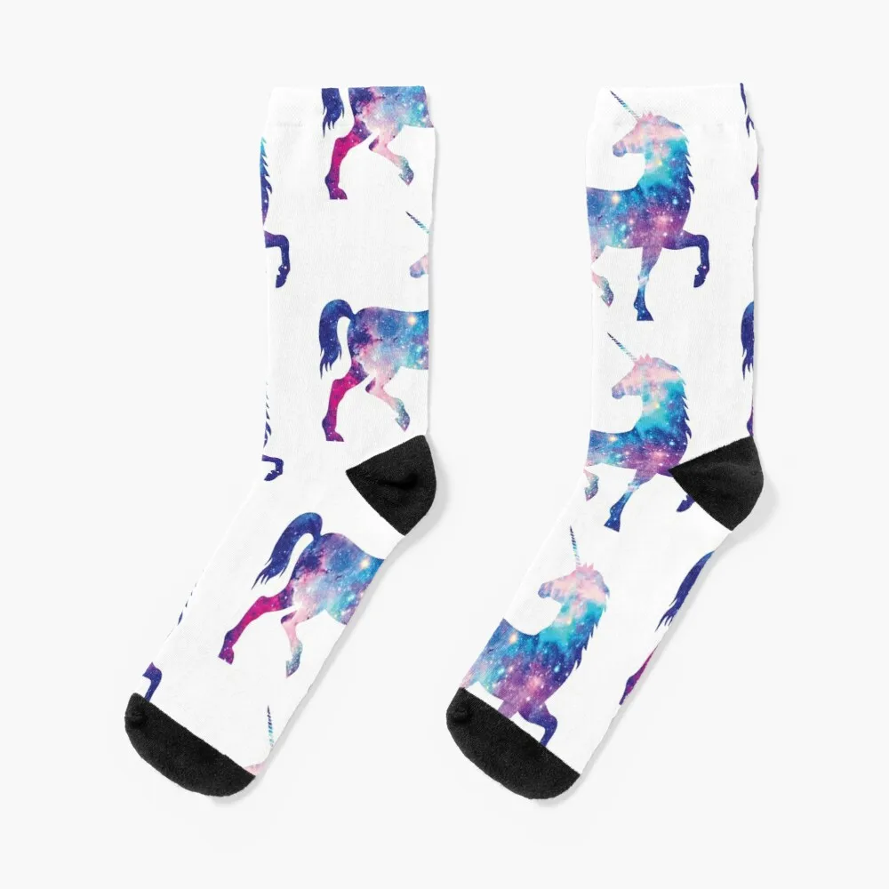 

Cosmic watercolor unicorn Socks Compression Socks Women