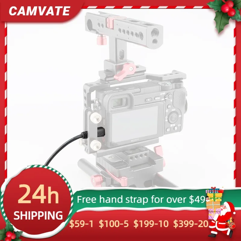 Стандартный переходник Micro HDMI/HDMI конвертер Папа-мама CAMVATE (6 дюймов) для