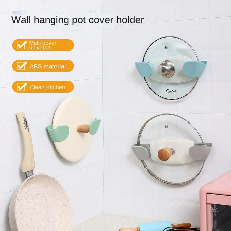 GBSC Telescopic Pot Lid Holder WallMounted Hanging Holder for Pan Pot