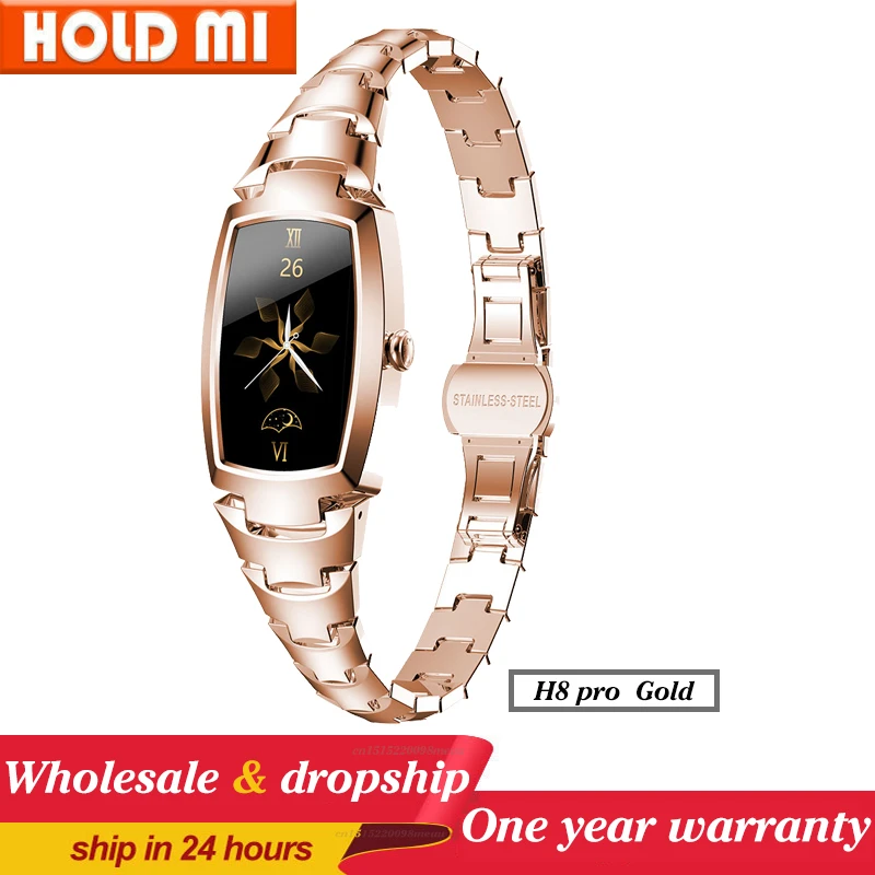 2021 H8 and H8 pro Women Smartwatch Heart Rate Monitor Blood Pressure Smart watch Band  Fitness Tracker lady bracelet Wristband 