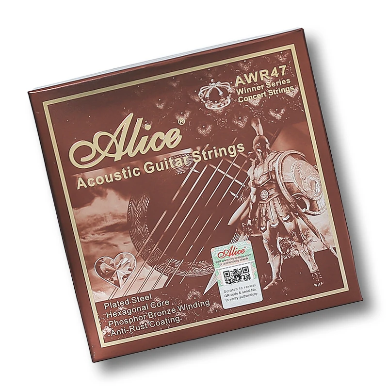 AliceStringsforAcousticGuitarAWR47011052012053PhosphorBronzeWindingAntioxidation