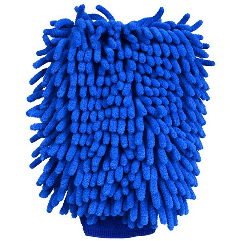 Ultrafine Fiber Chenille Microfiber Car Wash Glove Mitt Soft Mesh for Car Wash