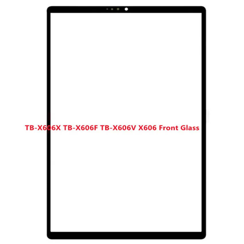 Tela de Vidro de Toque Exterior para Lenovo Tab Display Lcd Substituição do Vidro Frontal M10 Fhd Plus Tb-x606x Tb-x606f Tb-x606v X606 Novo