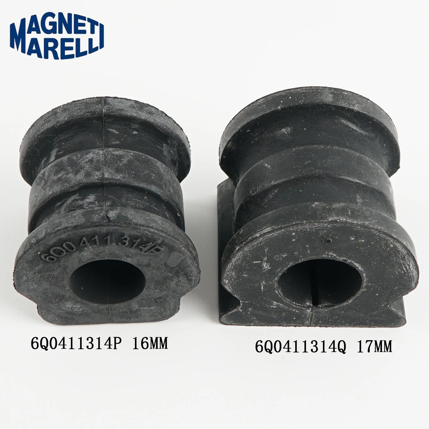 2PCS 6Q0411314L 6Q0411314Q VW 크로스 폴로 스코다 래피드 스페이스백 파비아 아우디 A1 용 고품질 프론트 스태빌라이저 부싱