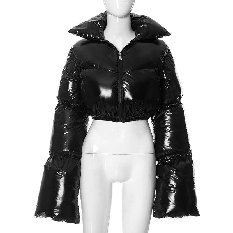 LUVISTRUE★韓国大人気 AM GLOSSY SHORT PUFFER JACKET 24 OUTER COLLECTION✨ - AM GLOSSY SHORT PUFFER JACKET