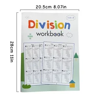 32 Pages Long Division Workbook Math Worksheet Grade 4-6 Daily Timed Math Drills Practice Workbook for Primary School 2