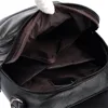 Fashion Lock Women Backpack Designer High Quality Leather Women School Bags Multifunction Large Capacity Travel Backpack Mochila 5